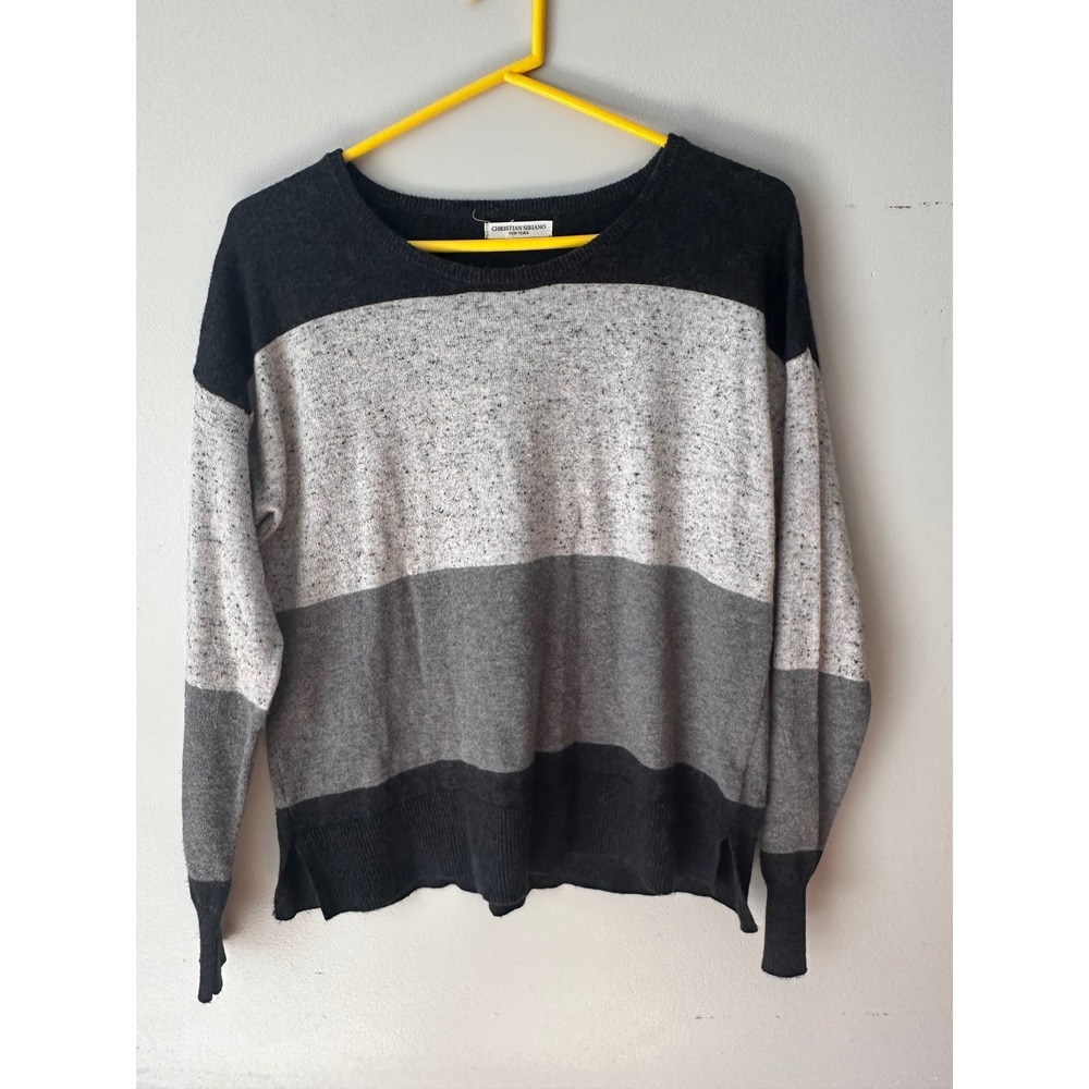Christian Siriano New York Merino Wool Alpaca Colorblock Sweater casual XL